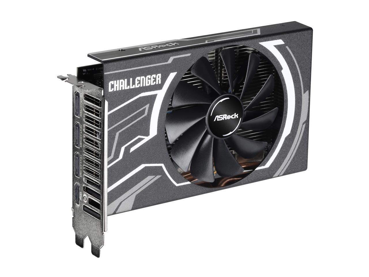 ASRock Challenger ITX Radeon RX 5500 XT DirectX 12 RX5500XT CLI 8G 8GB 128-Bit GDDR6 PCI Express 4.0 x8 HDCP Ready Video Card