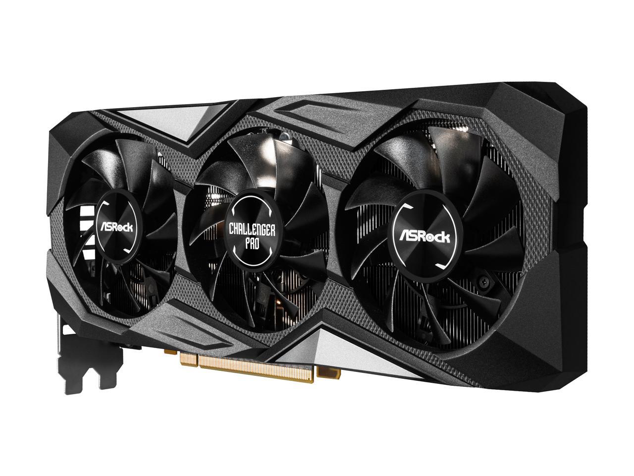 ASRock Challenger Pro Radeon RX 5600 XT DirectX 12 RX5600XT CLP 6GO 6GB 192-Bit GDDR6 PCI Express 4.0 x16 HDCP Ready Video Card