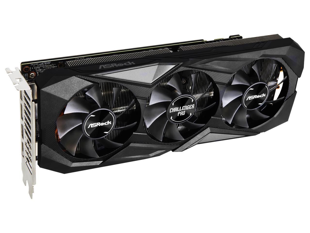 ASRock Challenger Pro Radeon RX 5700 XT DirectX 12 RX5700XT CLP 8GO 8GB 256-Bit GDDR6 PCI Express 4.0 x16 HDCP Ready Video Card