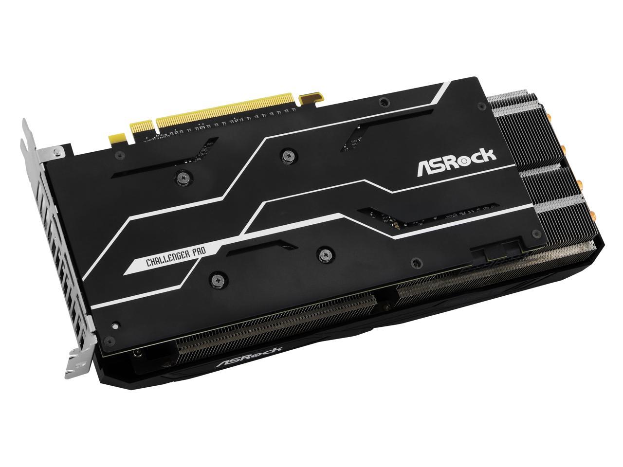 ASRock Challenger Pro Radeon RX 5700 XT DirectX 12 RX5700XT CLP 8GO 8GB 256-Bit GDDR6 PCI Express 4.0 x16 HDCP Ready Video Card