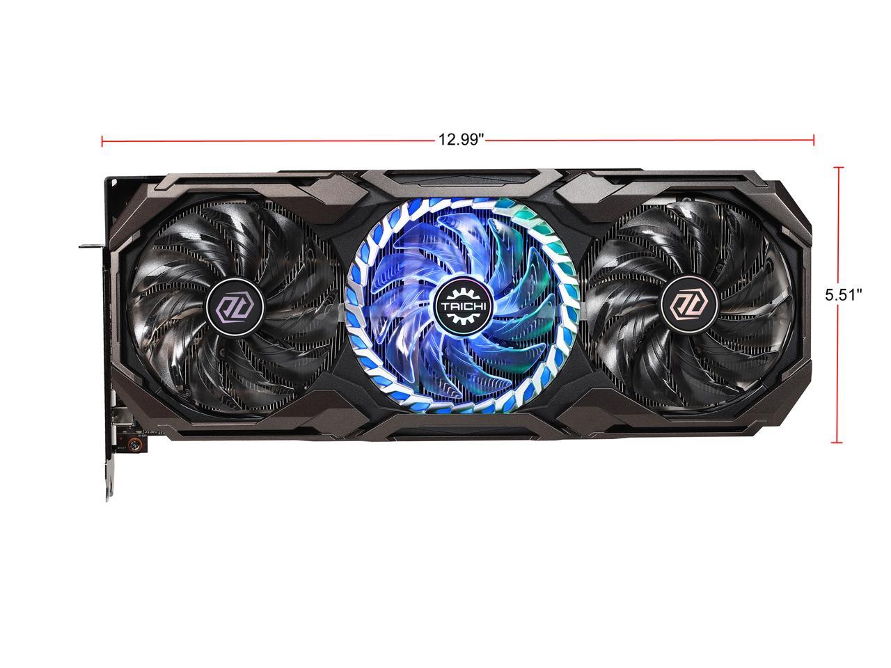 ASRock Radeon RX 6800 XT Taichi Gaming Graphics Card with 16GB GDDR6, AMD RDNA 2 (RX6800XT TCX 16GO)