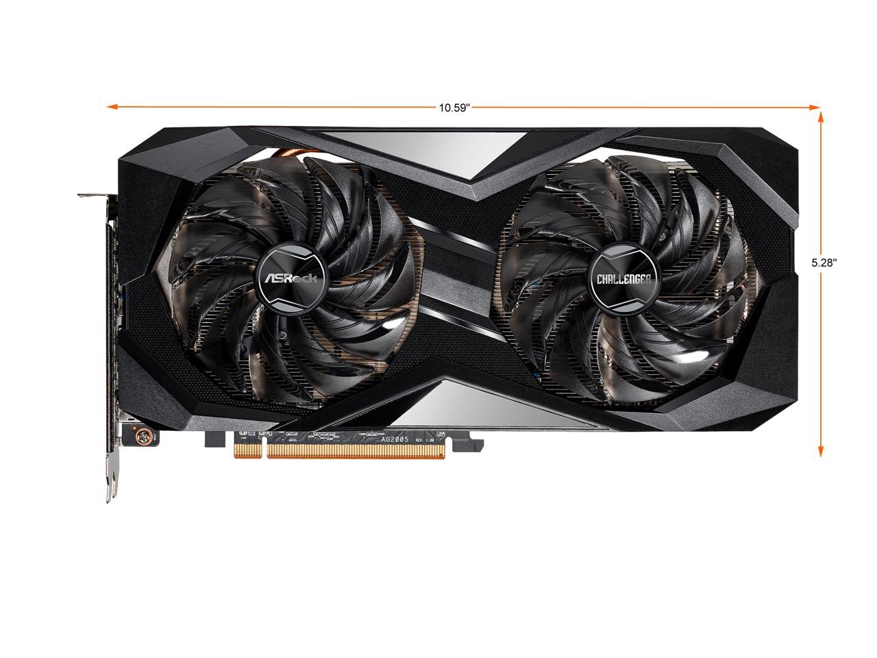 ASRock Challenger D Radeon RX 6700 XT 12GB GDDR6 PCI Express 4.0 x16 Video Card RX6700XT CLD 12GO