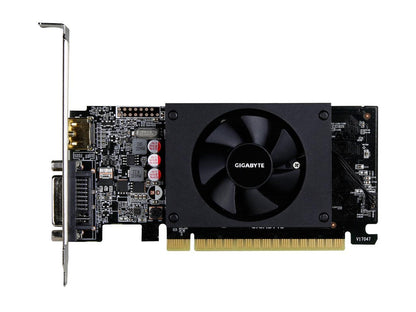 GIGABYTE GeForce GT 710 DirectX 12 GV-N710D5-2GL 2GB 64-Bit DDR5 PCI Express 2.0 x8 Low Profile Video Card