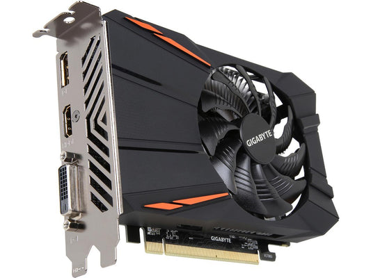 GIGABYTE Radeon RX 560 14CU DirectX 12 GV-RX560OC-4GD REV2.0 4GB 128-Bit GDDR5 ATX Video Card