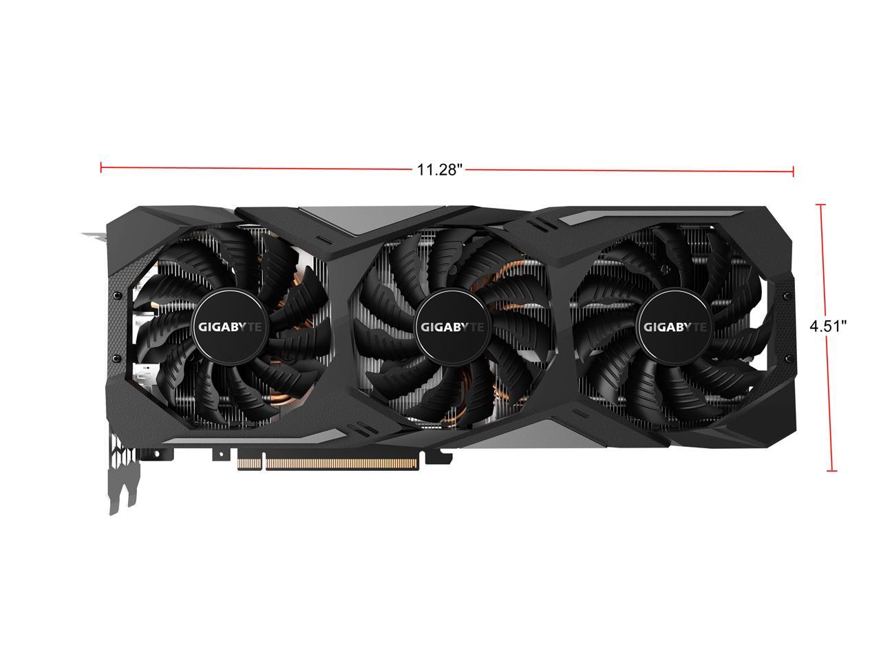 GIGABYTE GeForce RTX 2080 Ti GAMING OC 11G Graphics Card, 3 x WINDFORCE Fans, 11GB 352-Bit GDDR6, GV-N208TGAMING OC-11GC Video Card