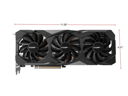 GIGABYTE GeForce RTX 2080 Ti GAMING OC 11G Graphics Card, 3 x WINDFORCE Fans, 11GB 352-Bit GDDR6, GV-N208TGAMING OC-11GC Video Card