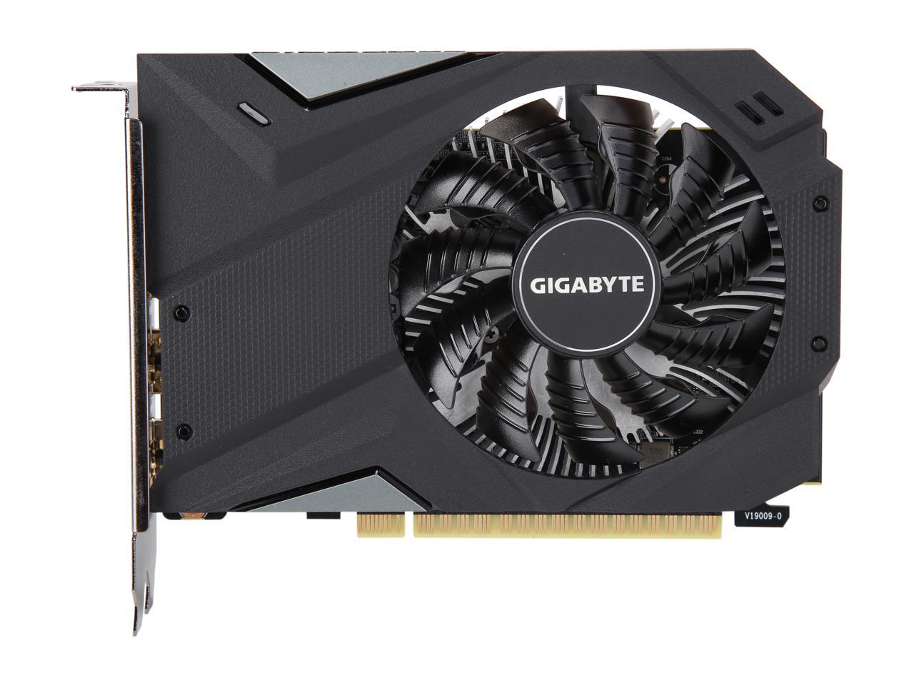 GIGABYTE GeForce GTX 1650 MINI ITX OC 4G Graphics Card, Mini ITX Form Factor, 4GB 128-Bit GDDR5, GV-N1650IXOC-4GD Video Card