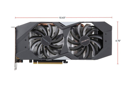 GIGABYTE GeForce RTX 2060 DirectX 12 GV-N2060WF2OC-6GD R2 6GB 192-Bit GDDR6 PCI Express 3.0 x16 ATX Video Card