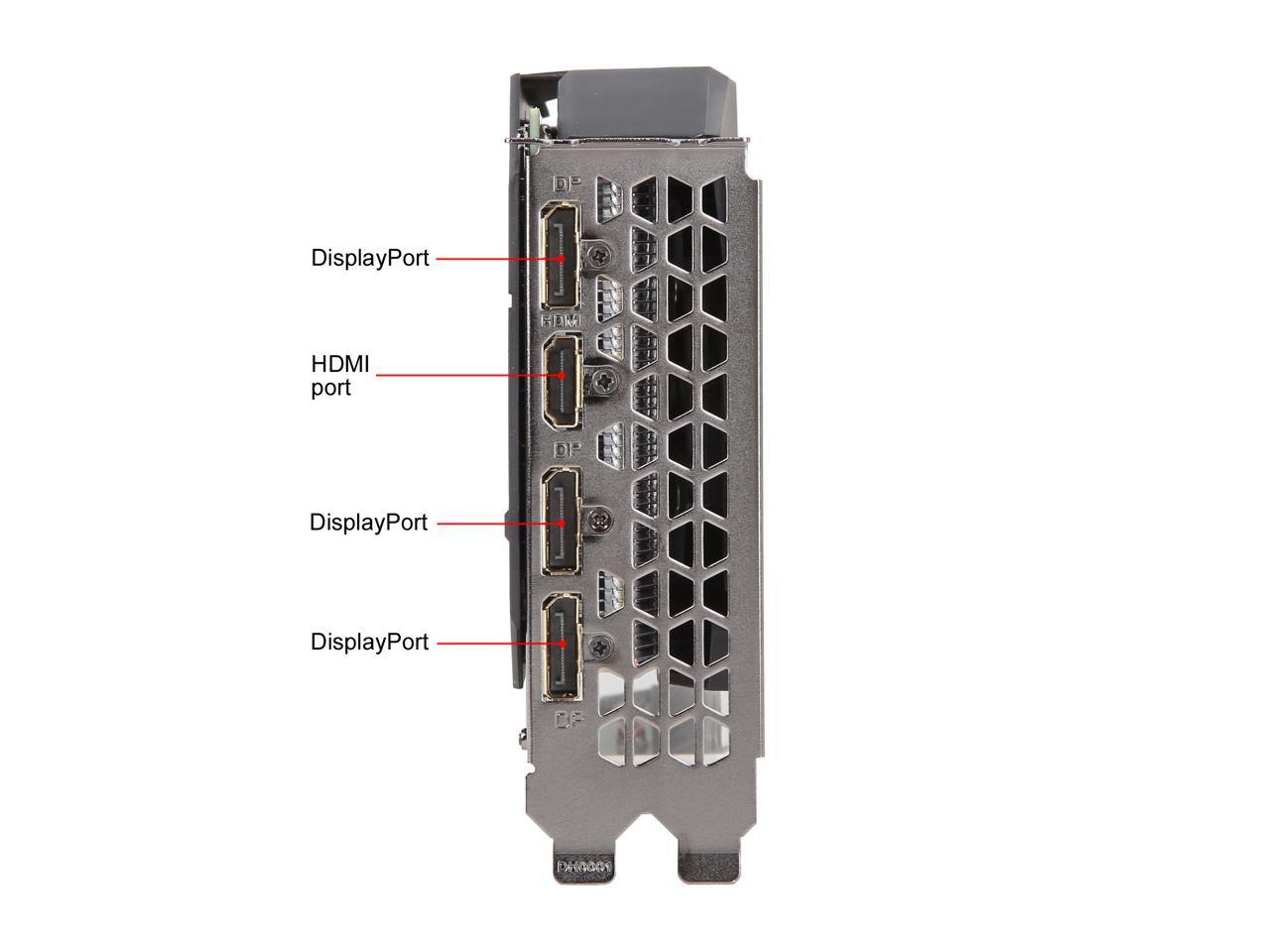 GIGABYTE GeForce RTX 2060 DirectX 12 GV-N2060WF2OC-6GD R2 6GB 192-Bit GDDR6 PCI Express 3.0 x16 ATX Video Card