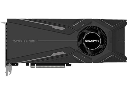 GIGABYTE GeForce RTX 2080 SUPER DirectX 12 GV-N208STURBO-8GC 8GB 256-Bit GDDR6 PCI Express 3.0 x16 SLI Support ATX Video Card