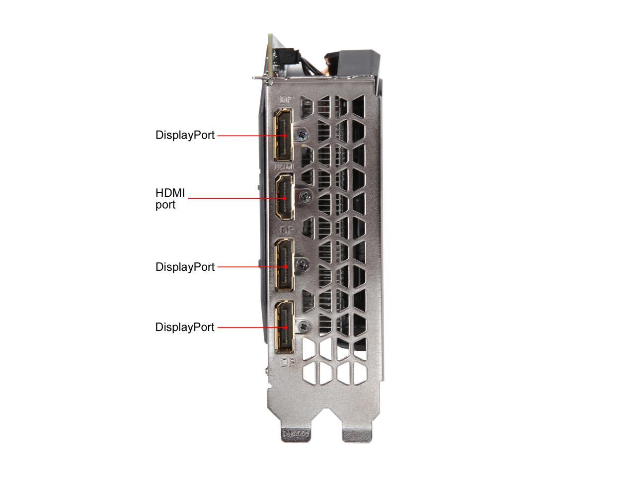 GIGABYTE GeForce GTX 1660 DirectX 12 GV-N1660OC-6GD 6GB 192-Bit GDDR5 PCI Express 3.0 x16 ATX Video Card