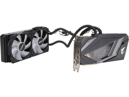 GIGABYTE AORUS GeForce RTX 2080 Ti DirectX 12 GV-N208TAORUSX W-11GC 11GB 352-Bit GDDR6 PCI Express 3.0 x16 SLI Support ATX Video Card
