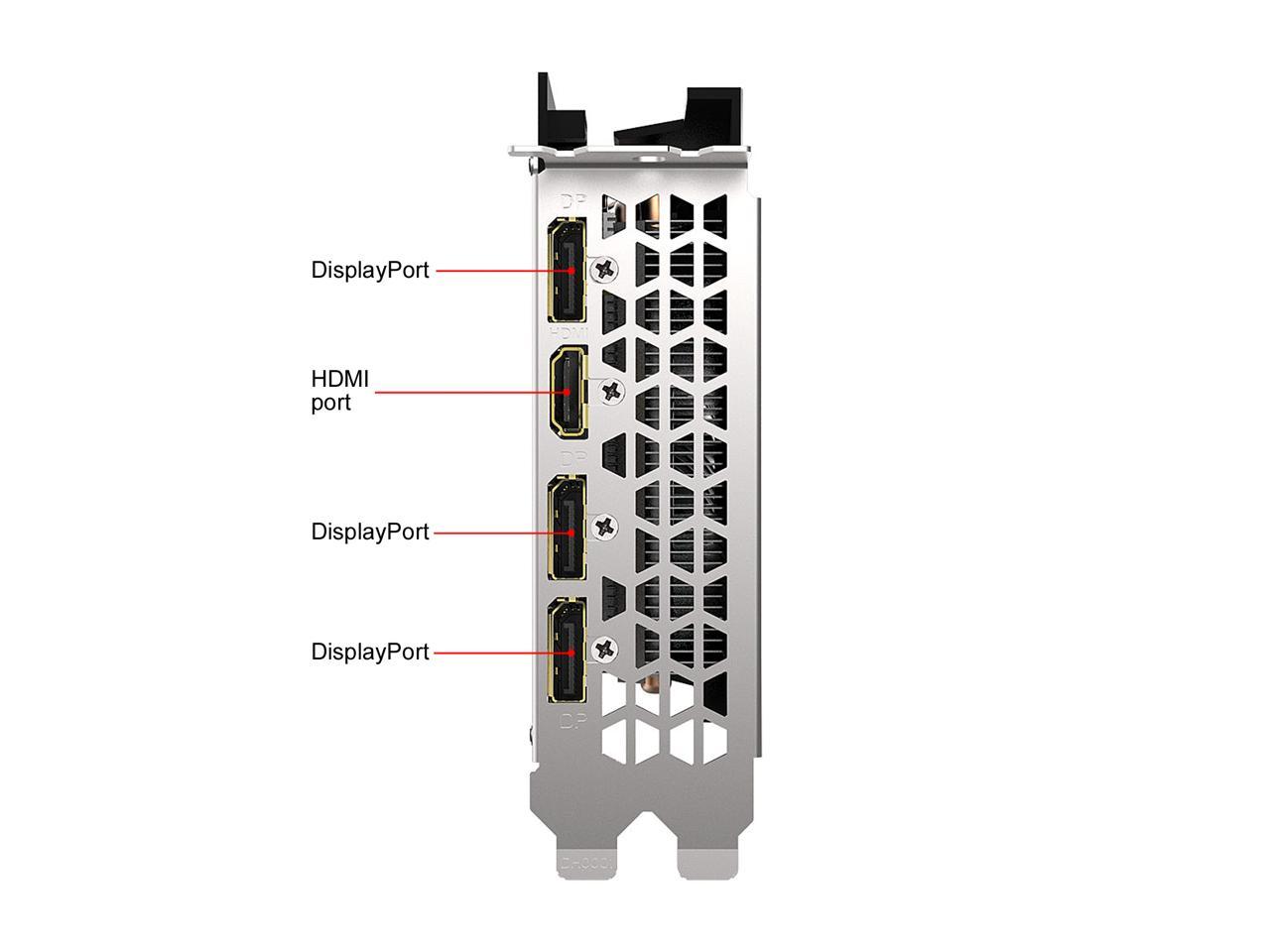 GIGABYTE GeForce RTX 2060 DirectX 12 GV-N2060IXOC-6GD rev. 2.0 6GB 192-Bit GDDR6 PCI Express 3.0 x16 ITX Video Card