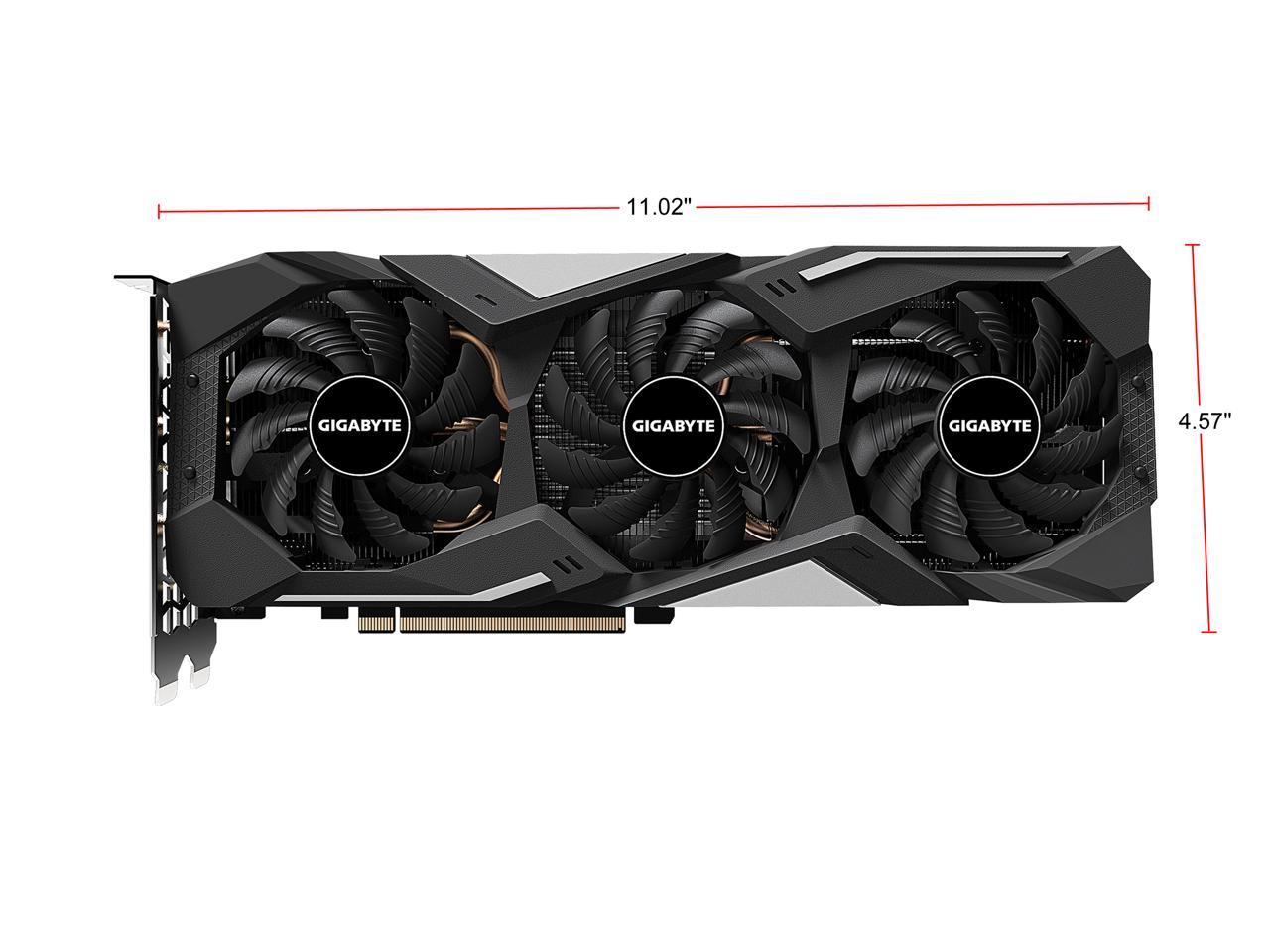 GIGABYTE GeForce GTX 1660 SUPER DirectX 12 GV-N166SGAMING OC-6GD 6GB 192-Bit GDDR6 PCI Express 3.0 x16 ATX Video Card