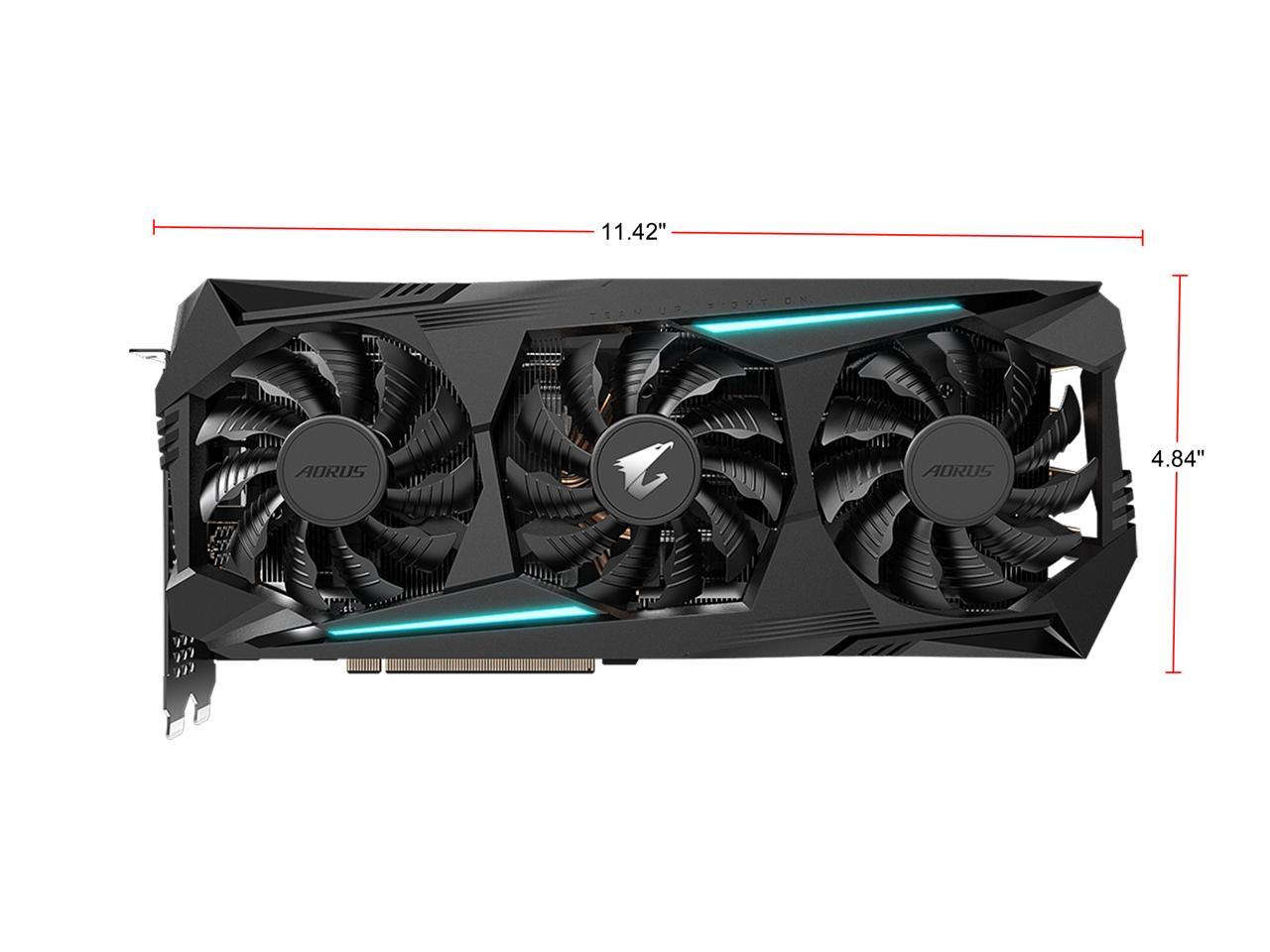 GIGABYTE AORUS Radeon RX 5700 XT 8G Graphics Card, PCIe 4.0, 8GB 256-Bit GDDR6, GV-R57XTAORUS-8GD Video Card