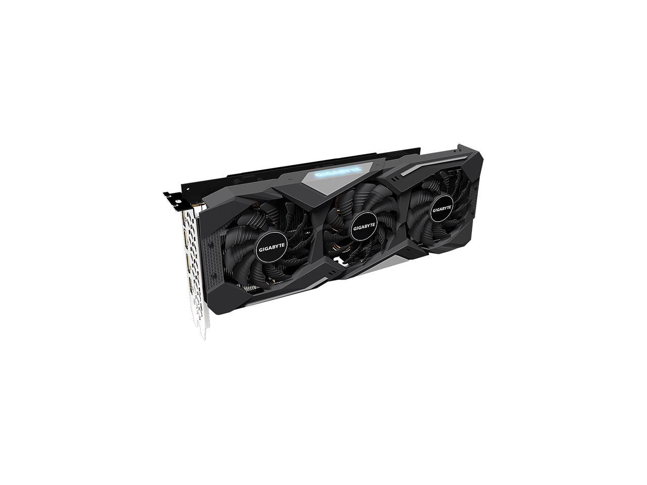 GIGABYTE Radeon RX 5600 XT DirectX 12 GV-R56XTGAMING OC-6GD 6GB 192-Bit GDDR6 PCI Express 4.0 x16 ATX Video Card