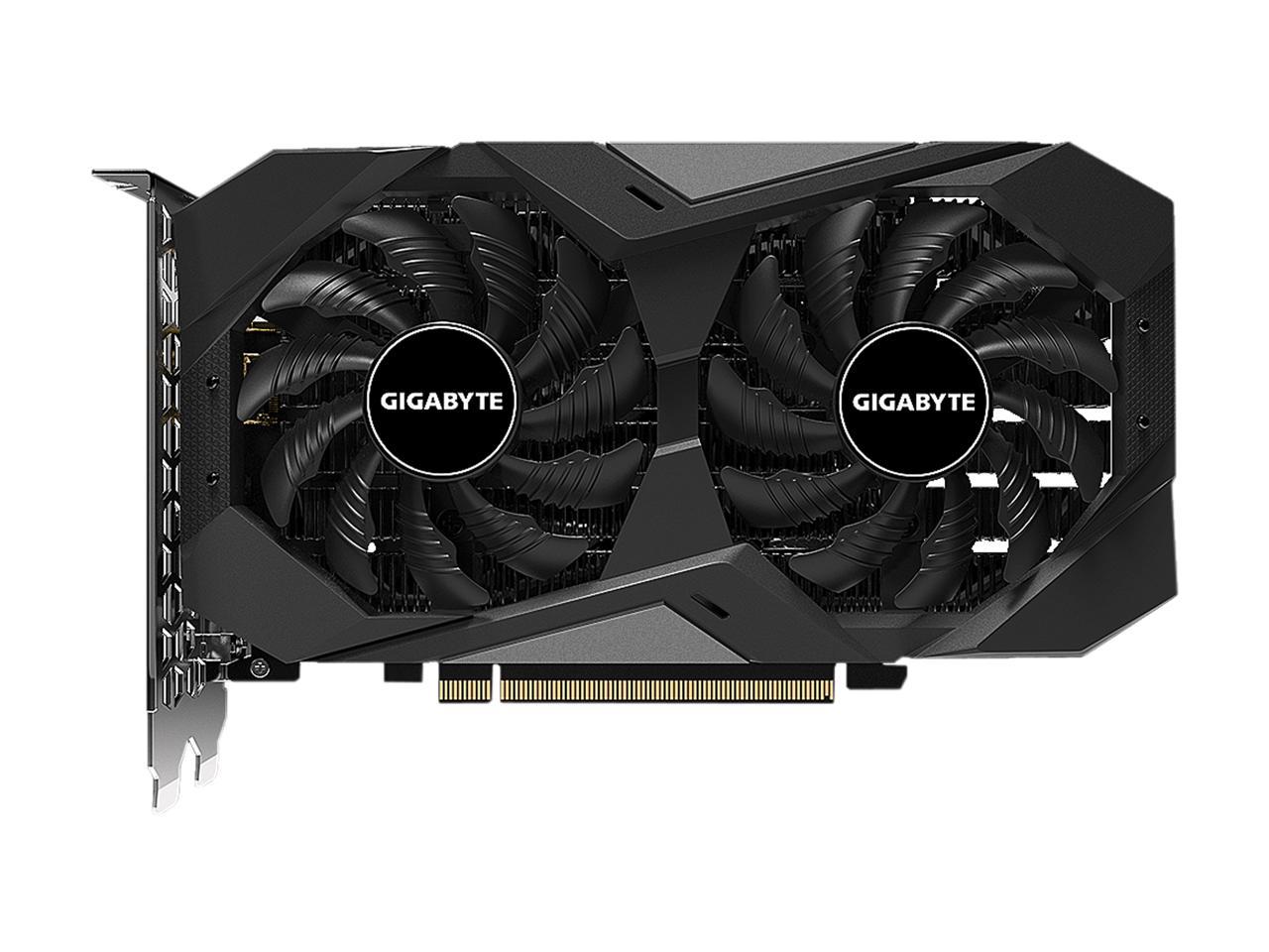 GIGABYTE GeForce GTX 1650 4GB GDDR6 PCI Express 3.0 x16 ATX Video Card GV-N1656WF2OC-4GD