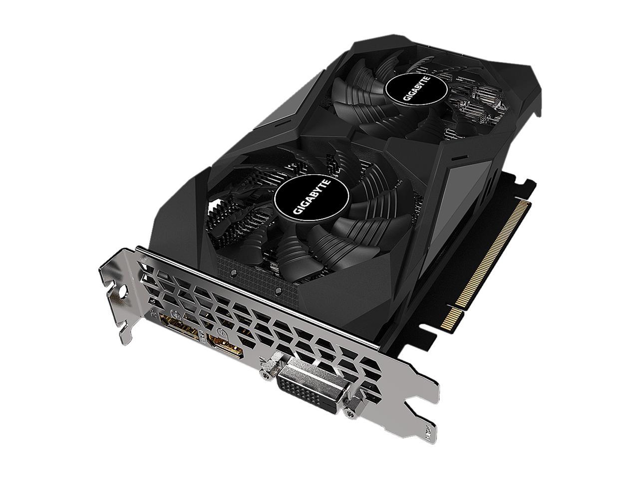 GIGABYTE GeForce GTX 1650 4GB GDDR6 PCI Express 3.0 x16 ATX Video Card GV-N1656WF2OC-4GD