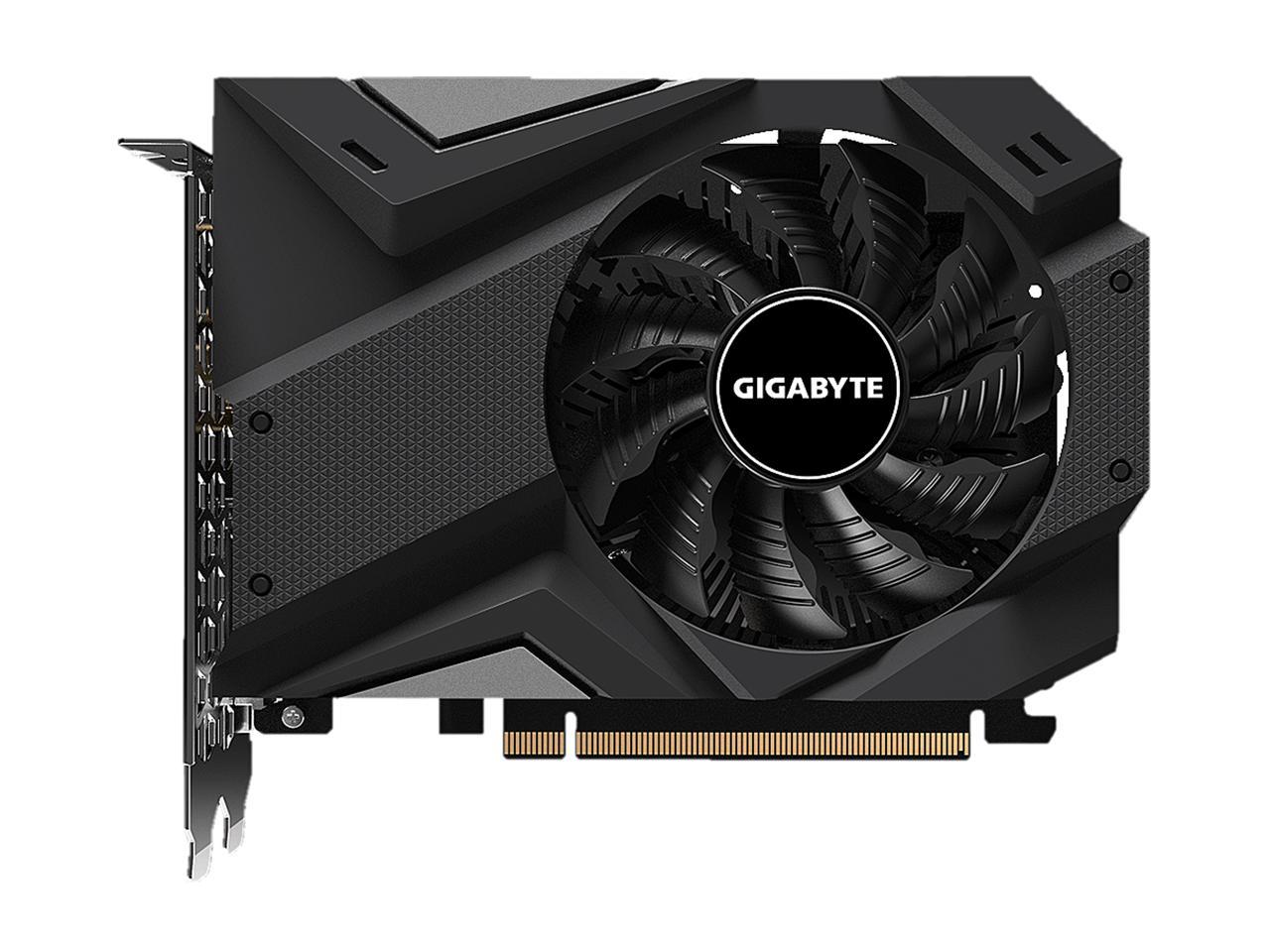 GIGABYTE GeForce GTX 1650 DirectX 12 GV-N1656OC-4GD 4GB 128-Bit GDDR6 PCI Express 3.0 x16 mini-ITX Video Card