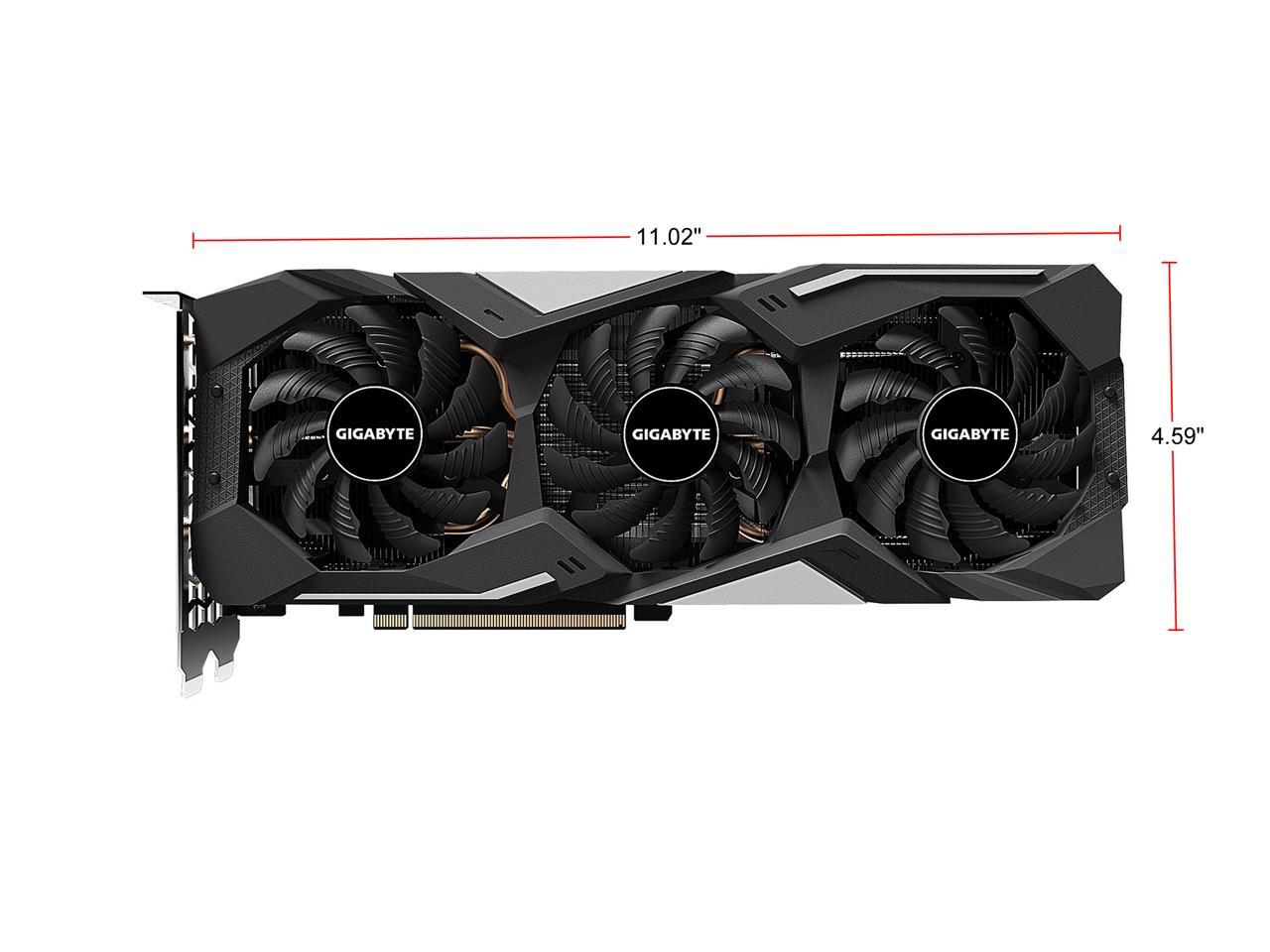 GIGABYTE GeForce GTX 1660 SUPER DirectX 12 GV-N166SGAMING-6GD 6GB 192-Bit GDDR6 PCI Express 3.0 x16 ATX Video Card