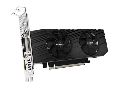 GIGABYTE GeForce GTX 1650 DirectX 12 GV-N1656OC-4GL 4GB 128-Bit GDDR6 PCI Express 3.0 x16 Low Profile Ready Video Card