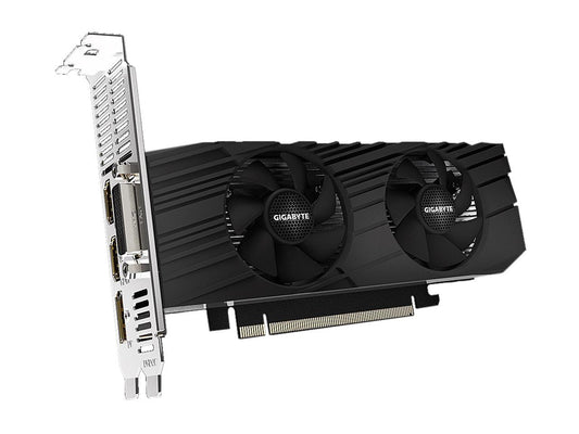 GIGABYTE GeForce GTX 1650 DirectX 12 GV-N1656OC-4GL 4GB 128-Bit GDDR6 PCI Express 3.0 x16 Low Profile Ready Video Card