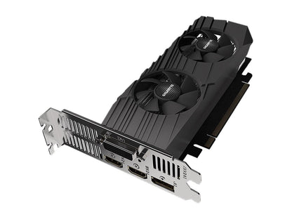 GIGABYTE GeForce GTX 1650 DirectX 12 GV-N1656OC-4GL 4GB 128-Bit GDDR6 PCI Express 3.0 x16 Low Profile Ready Video Card