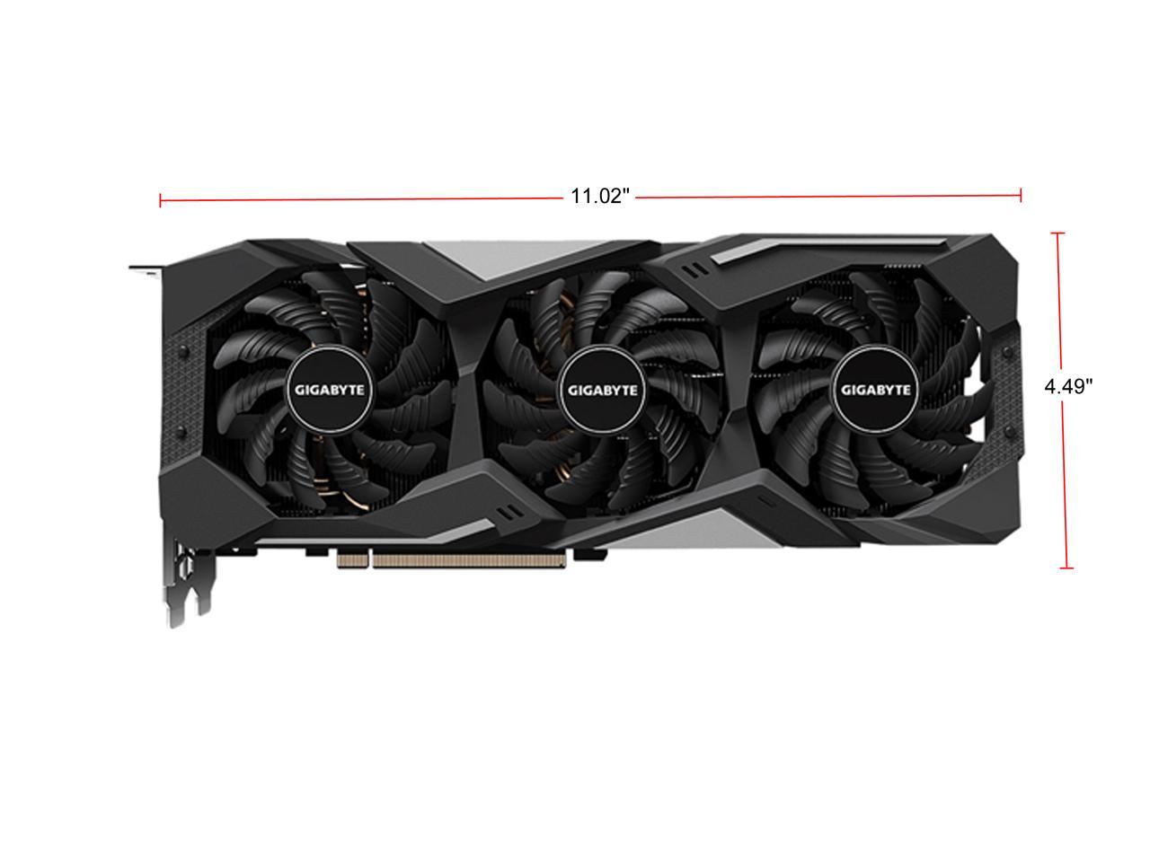 GIGABYTE Radeon RX 5700 XT DirectX 12 GV-R57XTGAMING-8GD 8GB 256-Bit GDDR6 PCI Express 4.0 x16 ATX Video Card