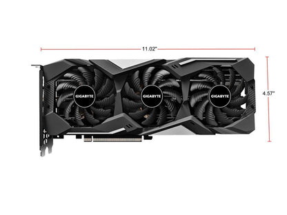 GIGABYTE Radeon RX 5600 XT DirectX 12 GV-R56XTGAMING OC-6GD rev. 2.0 6GB 192-Bit GDDR6 PCI Express 4.0 x16 ATX Video Card
