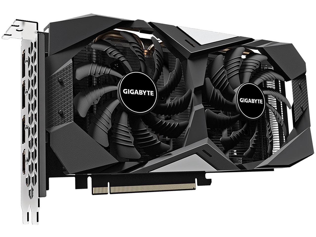 GIGABYTE Radeon RX 5600 XT WINDFORCE OC 6G (Rev 2.0) Graphics Card, PCIe 4.0, 6GB 192-Bit GDDR6, GV-R56XTWF2OC-6GD Video Card