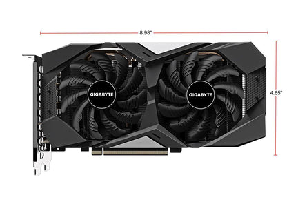 GIGABYTE Radeon RX 5600 XT WINDFORCE OC 6G (Rev 2.0) Graphics Card, PCIe 4.0, 6GB 192-Bit GDDR6, GV-R56XTWF2OC-6GD Video Card