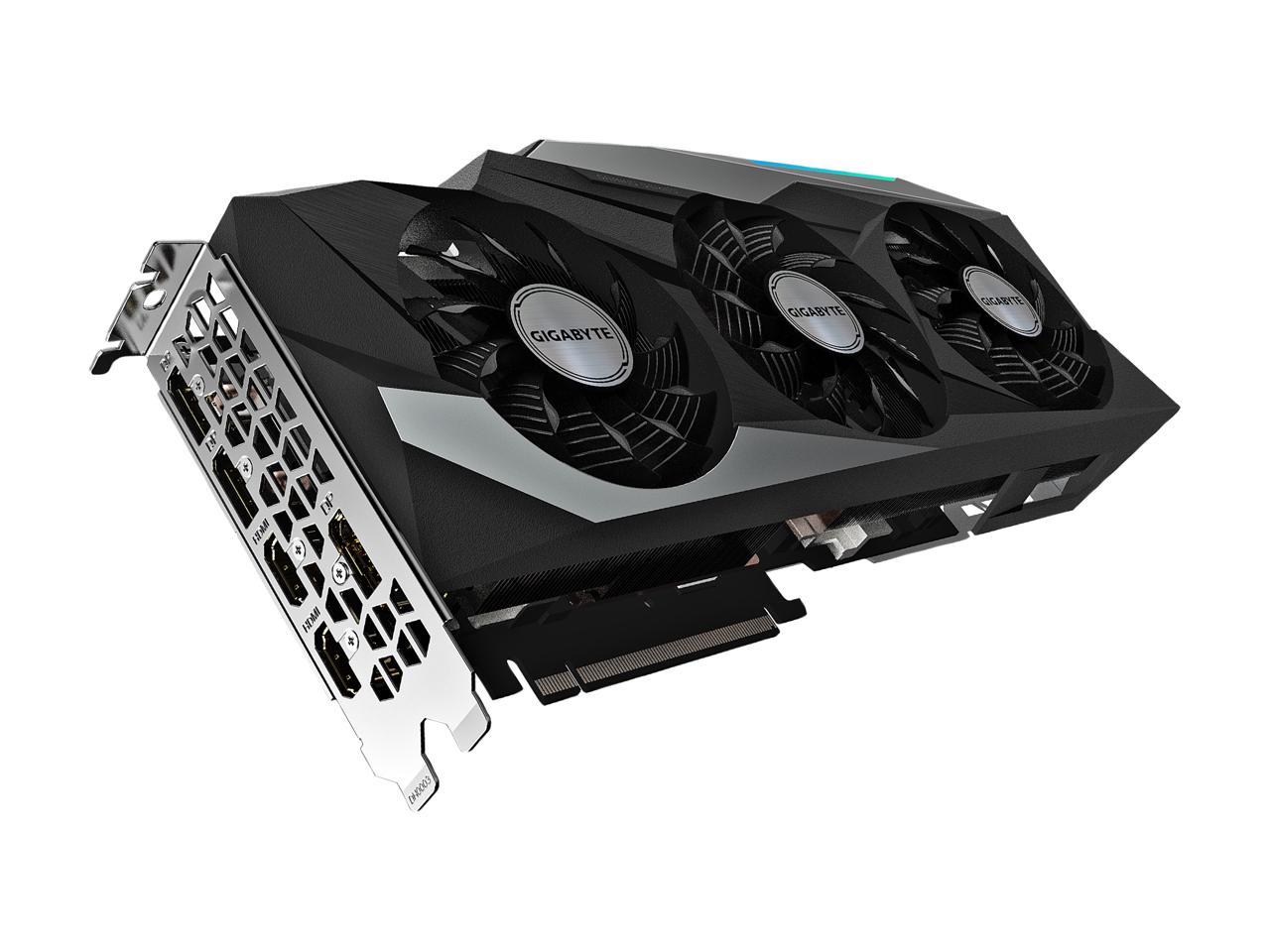 GIGABYTE GeForce RTX 3080 DirectX 12 GV-N3080GAMING OC-10GD 10GB 320-Bit GDDR6X PCI Express 4.0 x16 ATX Video Card
