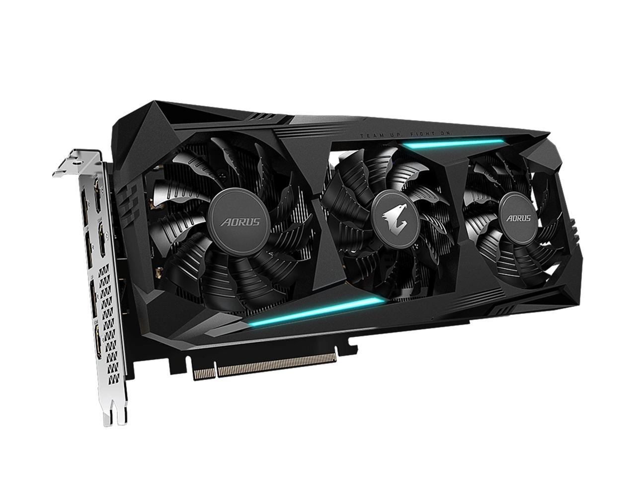 GIGABYTE AORUS Radeon RX 5700 XT DirectX 12 GV-R57XTAORUS-8GD rev. 2.0 8GB 256-Bit GDDR6 PCI Express 4.0 x16 ATX Video Card