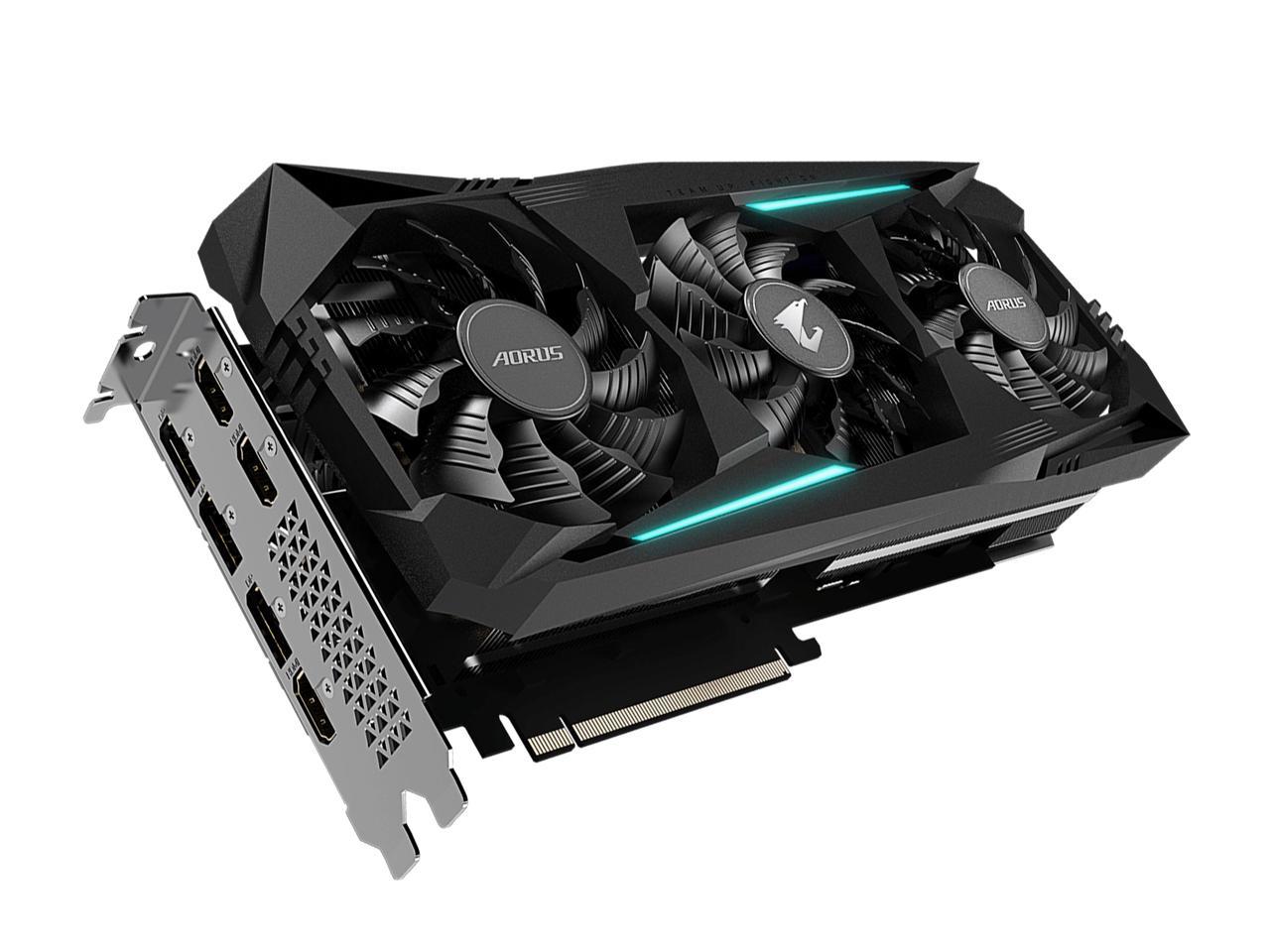 GIGABYTE AORUS Radeon RX 5700 XT DirectX 12 GV-R57XTAORUS-8GD rev. 2.0 8GB 256-Bit GDDR6 PCI Express 4.0 x16 ATX Video Card