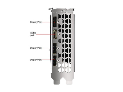 GIGABYTE GeForce RTX 2060 SUPER DirectX 12 GV-N206SWF2-8GD 8GB 256-Bit GDDR6 PCI Express 3.0 x16 ATX Video Card