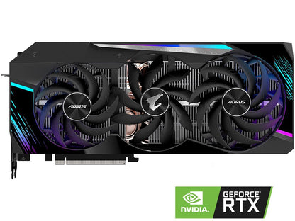 GIGABYTE AORUS GeForce RTX 3080 DirectX 12 GV-N3080AORUS M-10GD 10GB 320-Bit GDDR6X PCI Express 4.0 x16 ATX Video Card