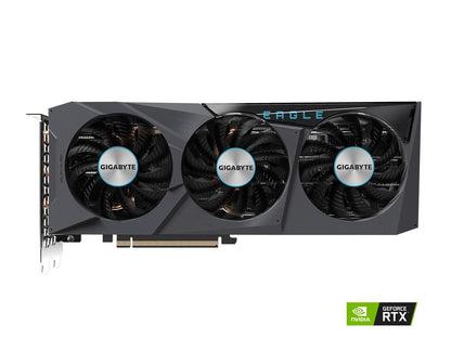GIGABYTE GeForce RTX 3070 DirectX 12 GV-N3070EAGLE OC-8GD 8GB 256-Bit GDDR6 PCI Express 4.0 x16 ATX Video Card