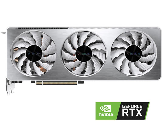 GIGABYTE GeForce RTX 3070 DirectX 12 GV-N3070VISION OC-8GD 8GB 256-Bit GDDR6 PCI Express 4.0 x16 ATX Video Card