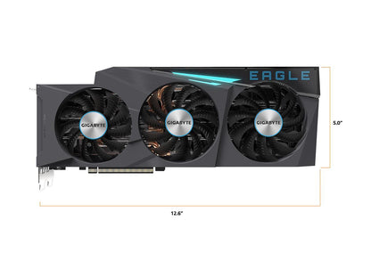 GIGABYTE GeForce RTX 3090 DirectX 12 GV-N3090EAGLE-24GD 24GB 384-Bit GDDR6X PCI Express 4.0 x16 SLI Support ATX Video Card