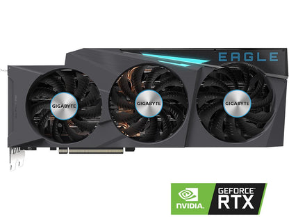 GIGABYTE GeForce RTX 3080 DirectX 12 GV-N3080EAGLE-10GD 10GB 320-Bit GDDR6X PCI Express 4.0 x16 ATX Video Card