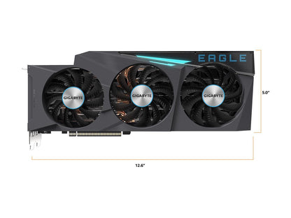 GIGABYTE GeForce RTX 3080 DirectX 12 GV-N3080EAGLE-10GD 10GB 320-Bit GDDR6X PCI Express 4.0 x16 ATX Video Card