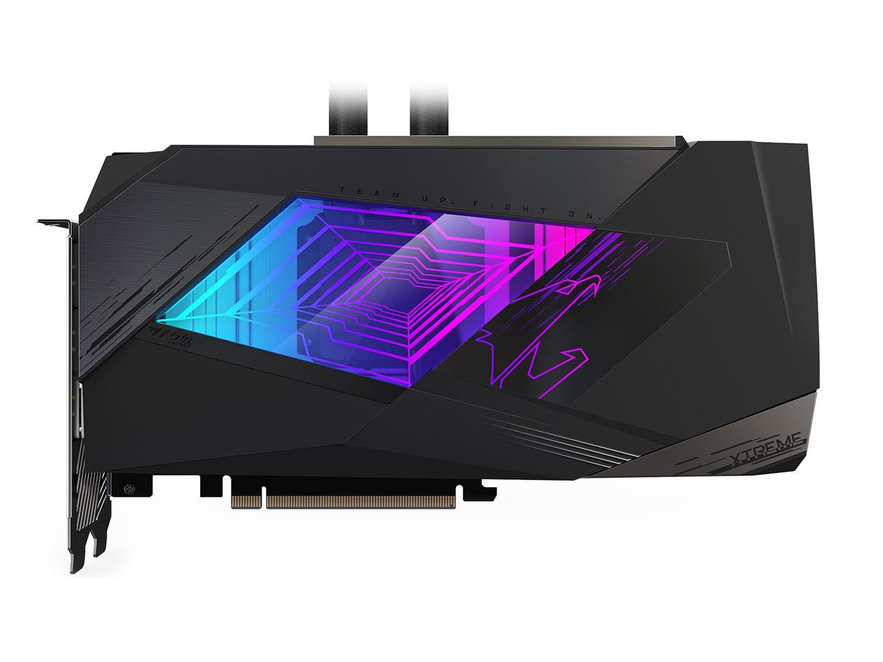GIGABYTE AORUS GeForce RTX 3080 XTREME WATERFORCE 10GB Video Card, GV-N3080AORUSX W-10GD