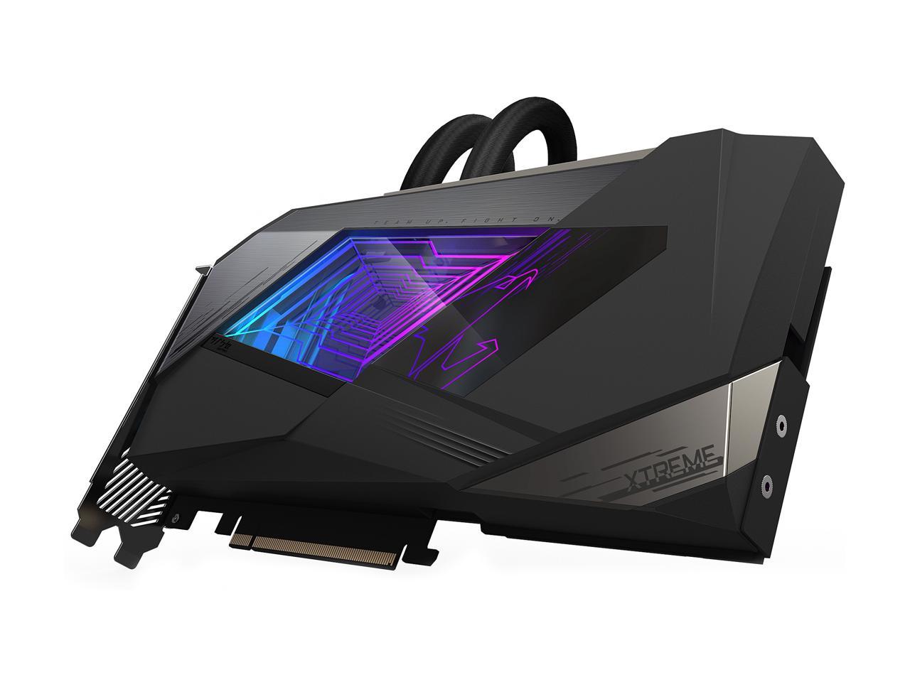 GIGABYTE AORUS GeForce RTX 3080 XTREME WATERFORCE 10GB Video Card, GV-N3080AORUSX W-10GD