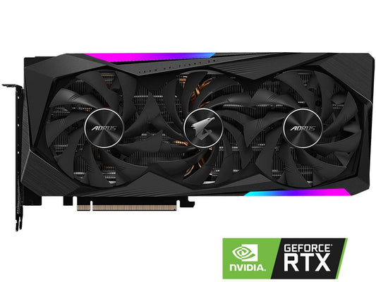 GIGABYTE AORUS GeForce RTX 3060 Ti MASTER 8GB Video Card, GV-N306TAORUS M-8GD