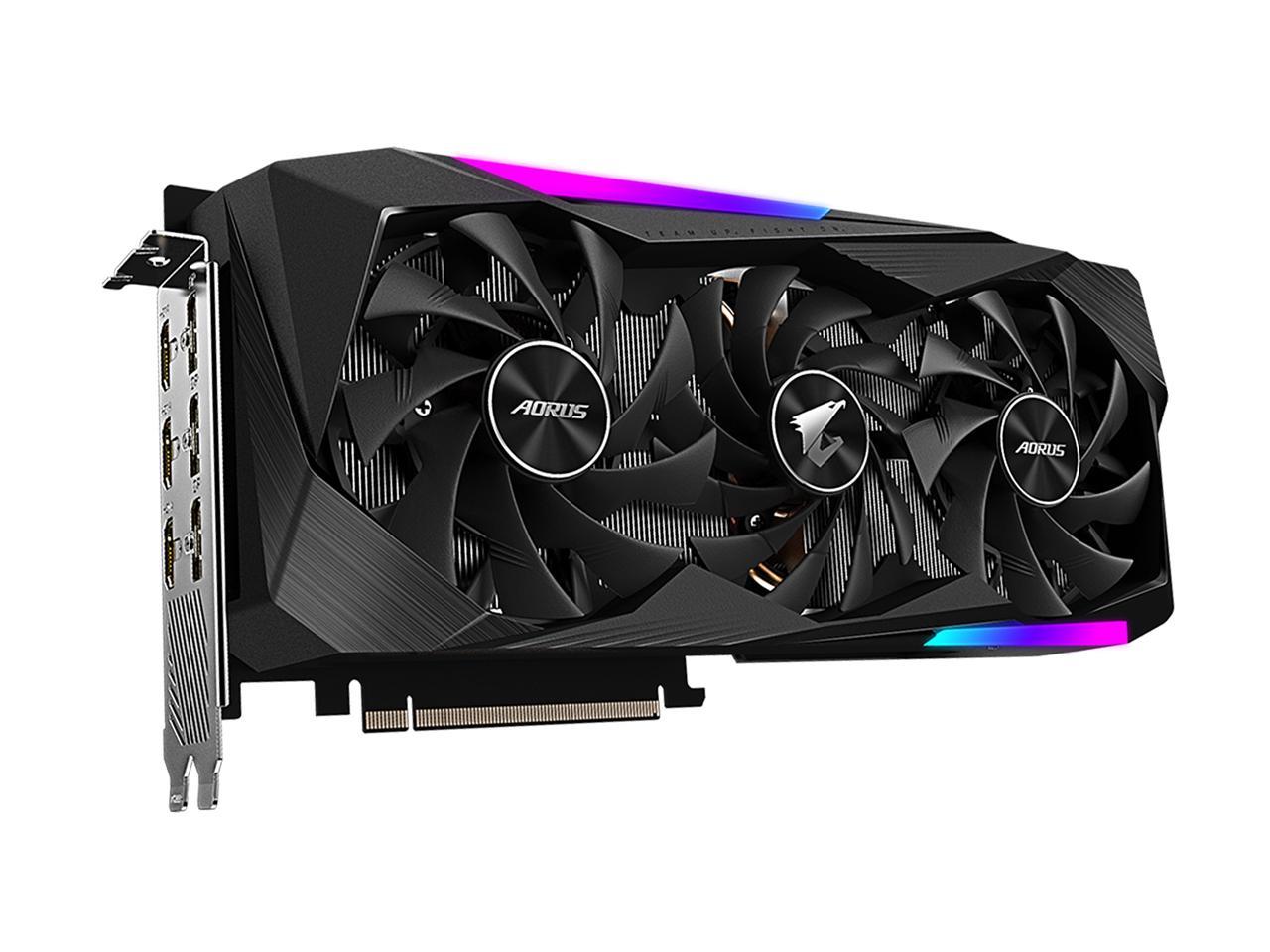 GIGABYTE AORUS GeForce RTX 3060 Ti MASTER 8GB Video Card, GV-N306TAORUS M-8GD