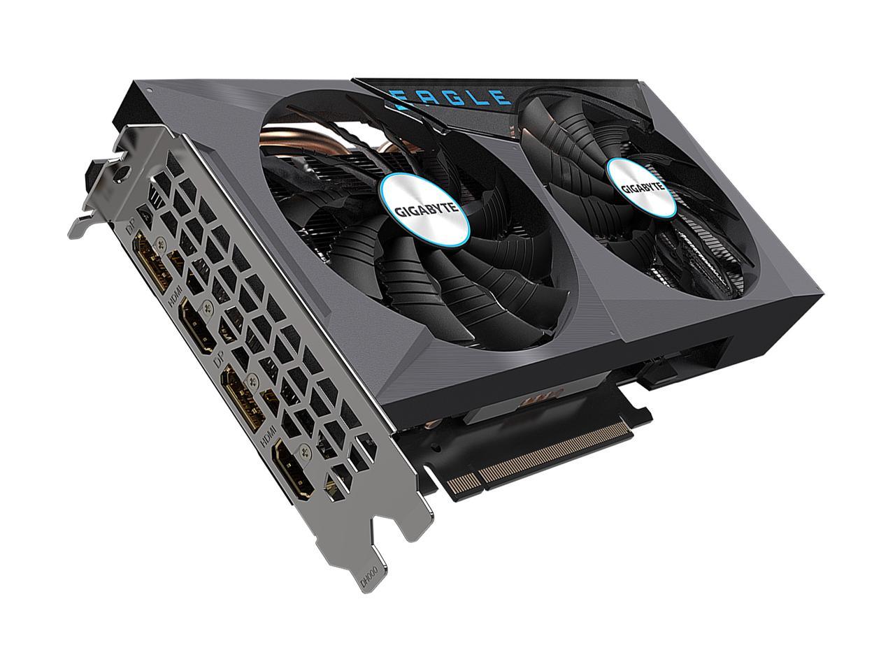 GIGABYTE GeForce RTX 3060 Ti EAGLE OC 8GB Video Card, GV-N306TEAGLE OC-8GD