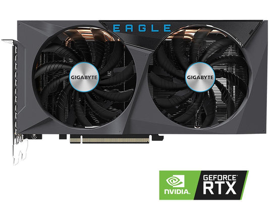 GIGABYTE Eagle GeForce RTX 3060 Ti 8GB GDDR6 PCI Express 4.0 x16 ATX Video Card GV-N306TEAGLE-8GD