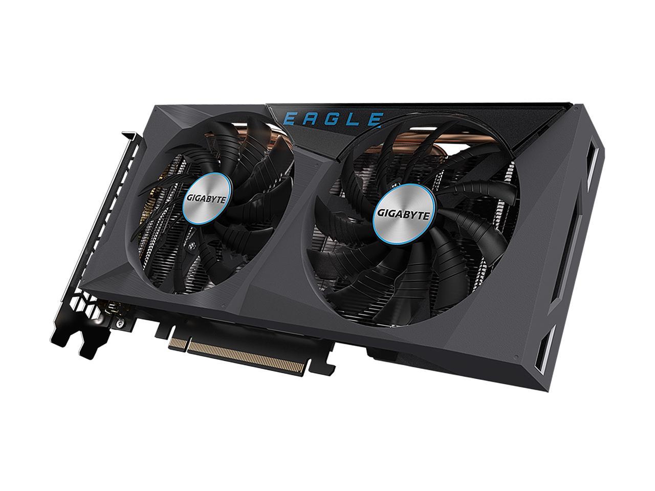 GIGABYTE Eagle GeForce RTX 3060 Ti 8GB GDDR6 PCI Express 4.0 x16 ATX Video Card GV-N306TEAGLE-8GD