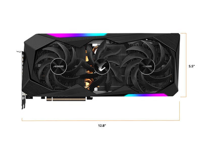 GIGABYTE AORUS Radeon RX 6800 XT MASTER 16G Graphics Card, MAX-COVERED Cooling, 16GB 256-bit GDDR6, GV-R68XTAORUS M-16GD Video Card