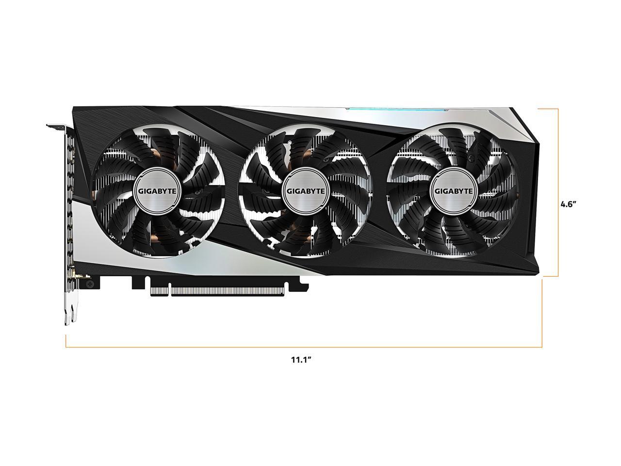 GIGABYTE GeForce RTX 3060 GAMING OC 12G Graphics Card, 3 x WINDFORCE Fans, 12GB 192-bit GDDR6, GV-N3060GAMING OC-12GD Video Card
